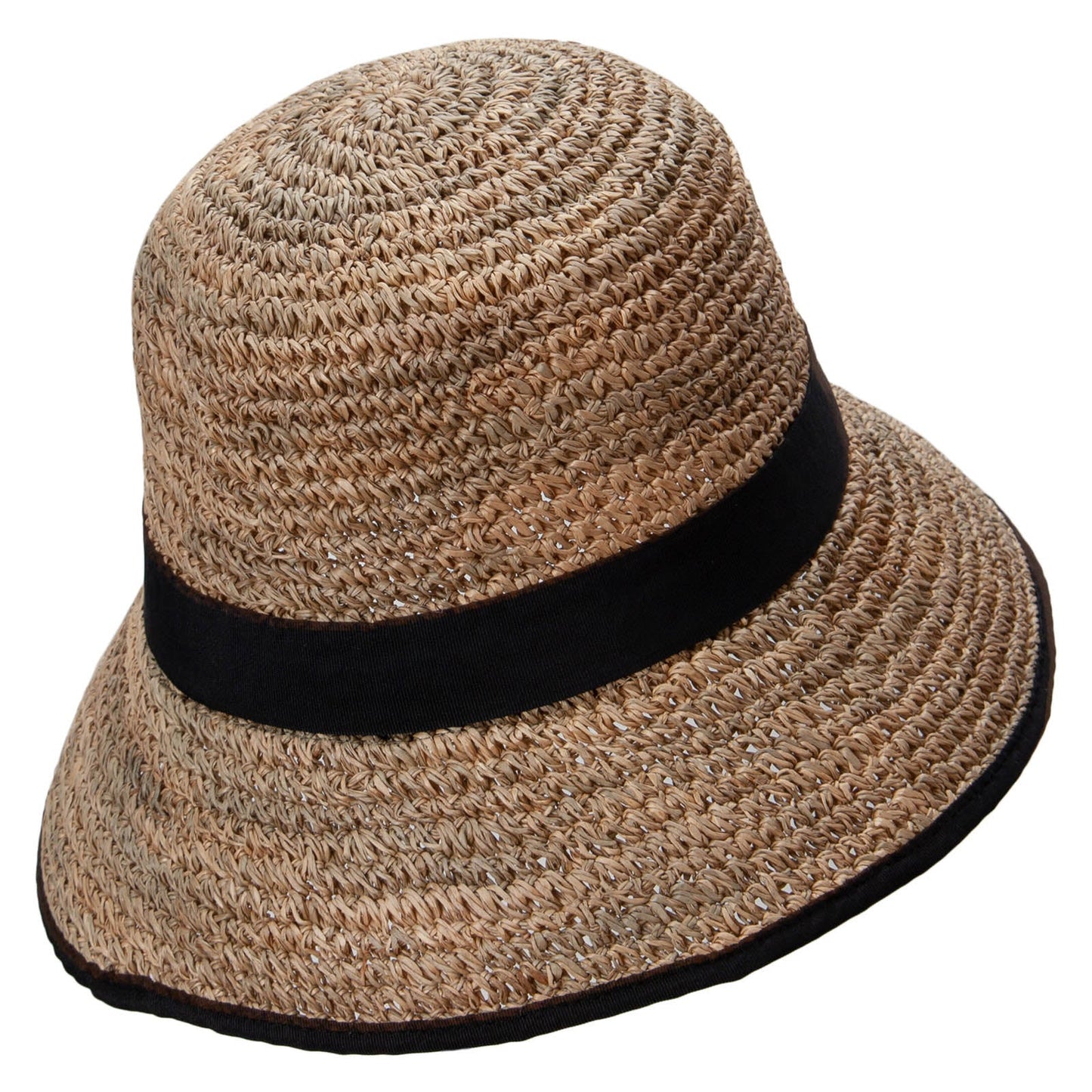 Women's Cloche Style Straw Hat