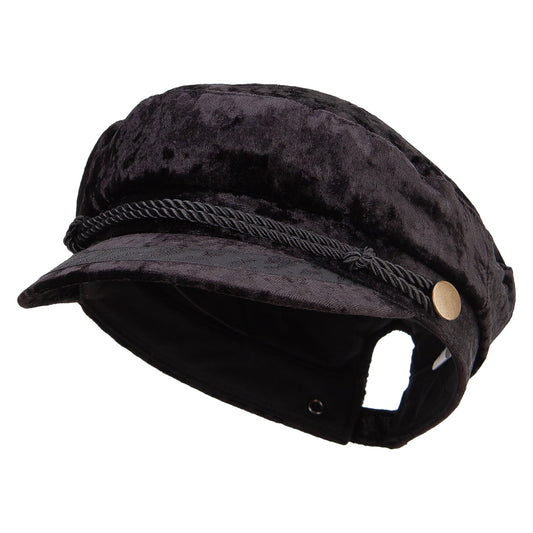 Women's Crushed Velvet Sailor Hat