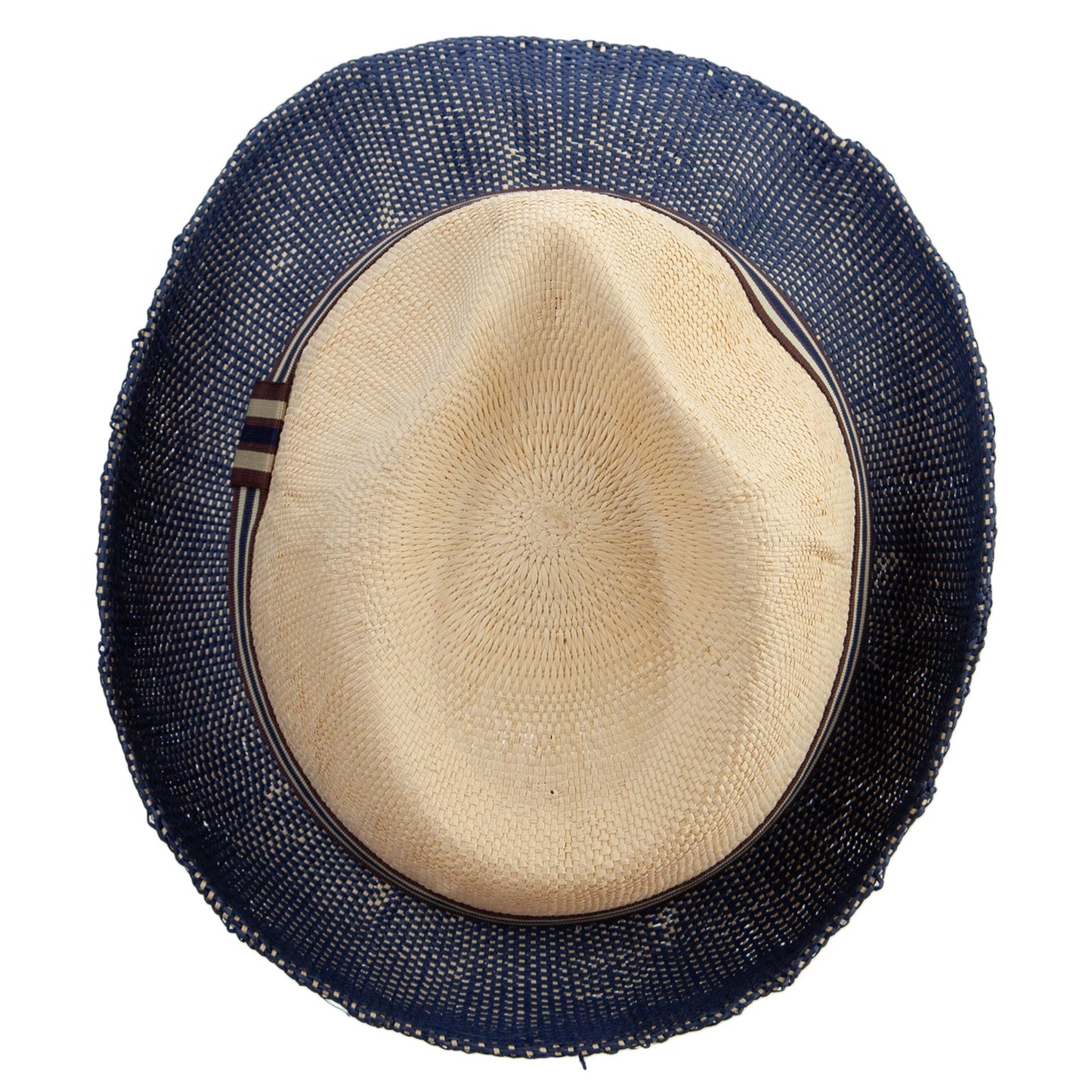 Men's Multi-Striped Ribbon Fedora Hat