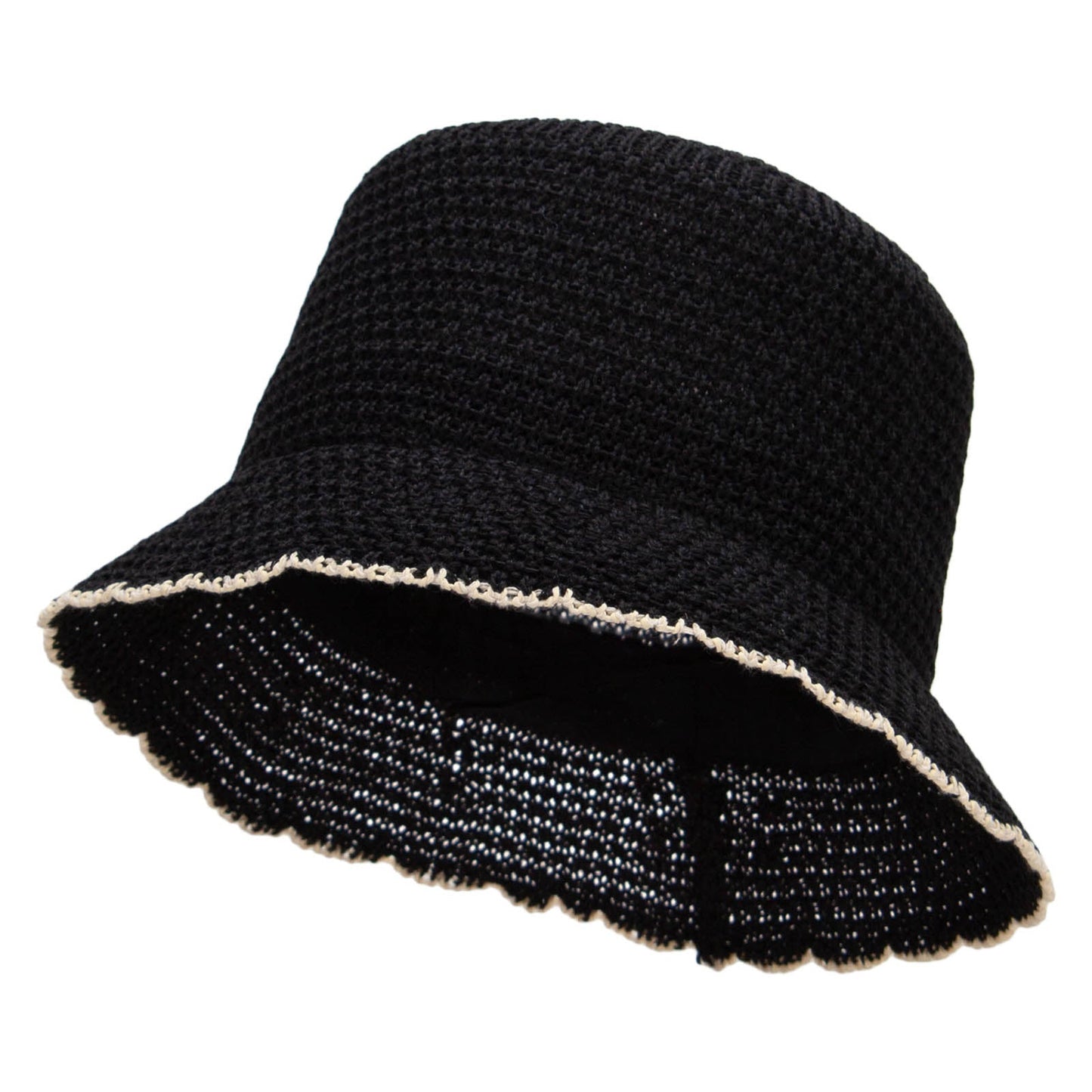 Women's 2" brim Knit Design Bucket Hat