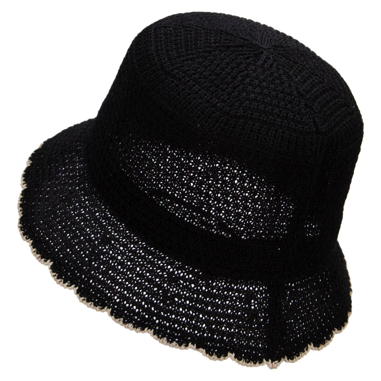 Women's 2" brim Knit Design Bucket Hat