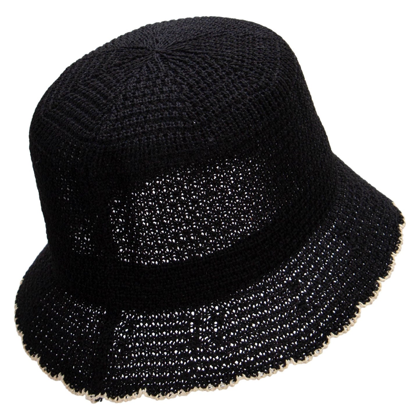 Women's 2" brim Knit Design Bucket Hat