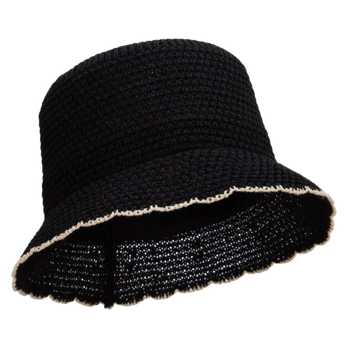 Women's 2" brim Knit Design Bucket Hat