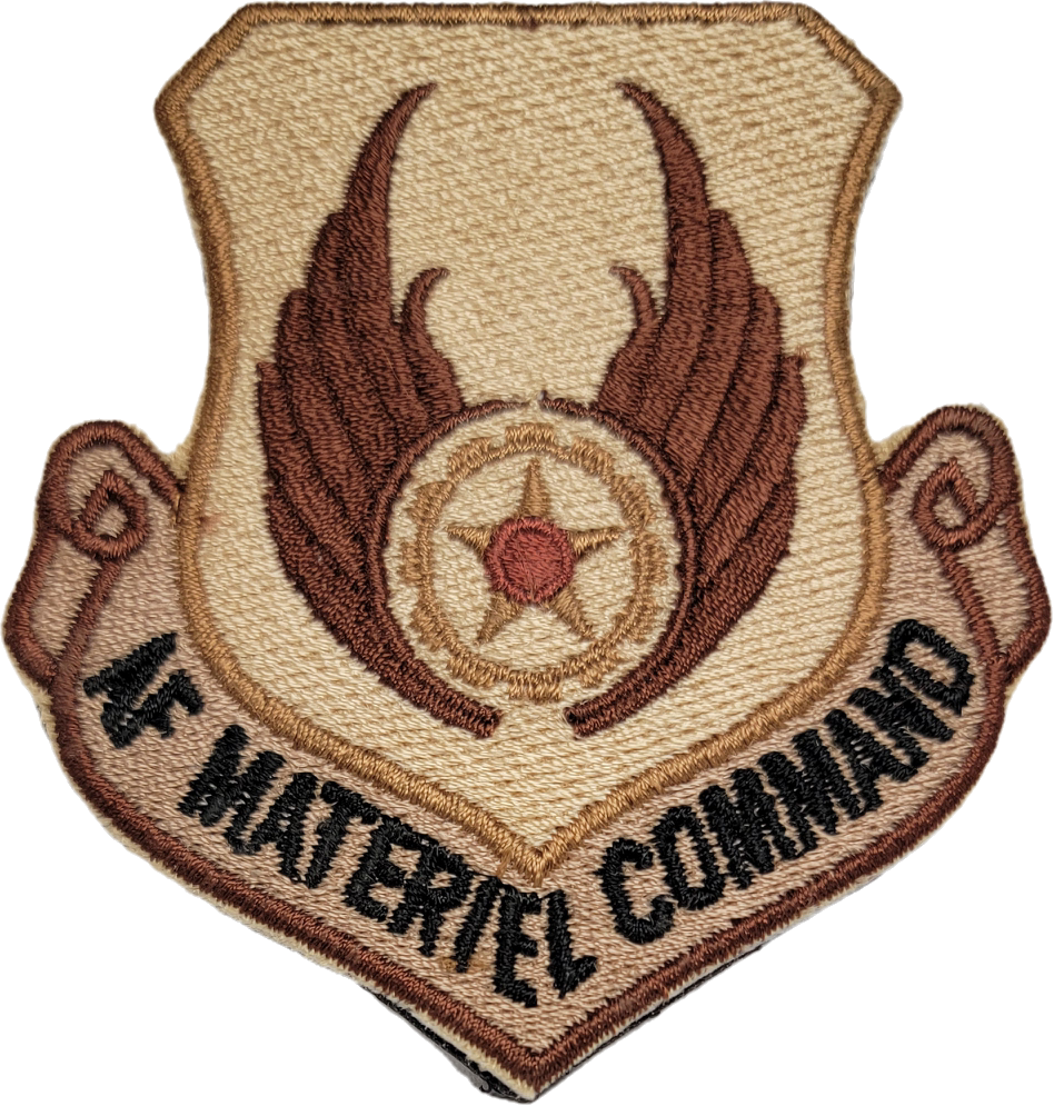CLEARANCE - U.S. Air Force Materiel Command Patch with Hook Fastener