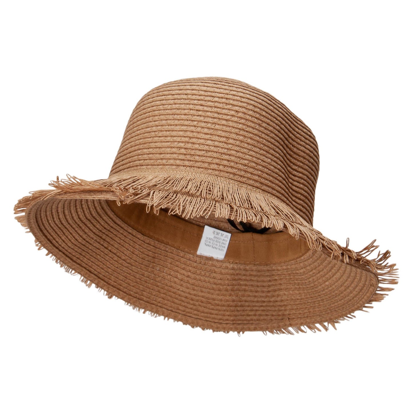 Women's Fringed Brim Hat