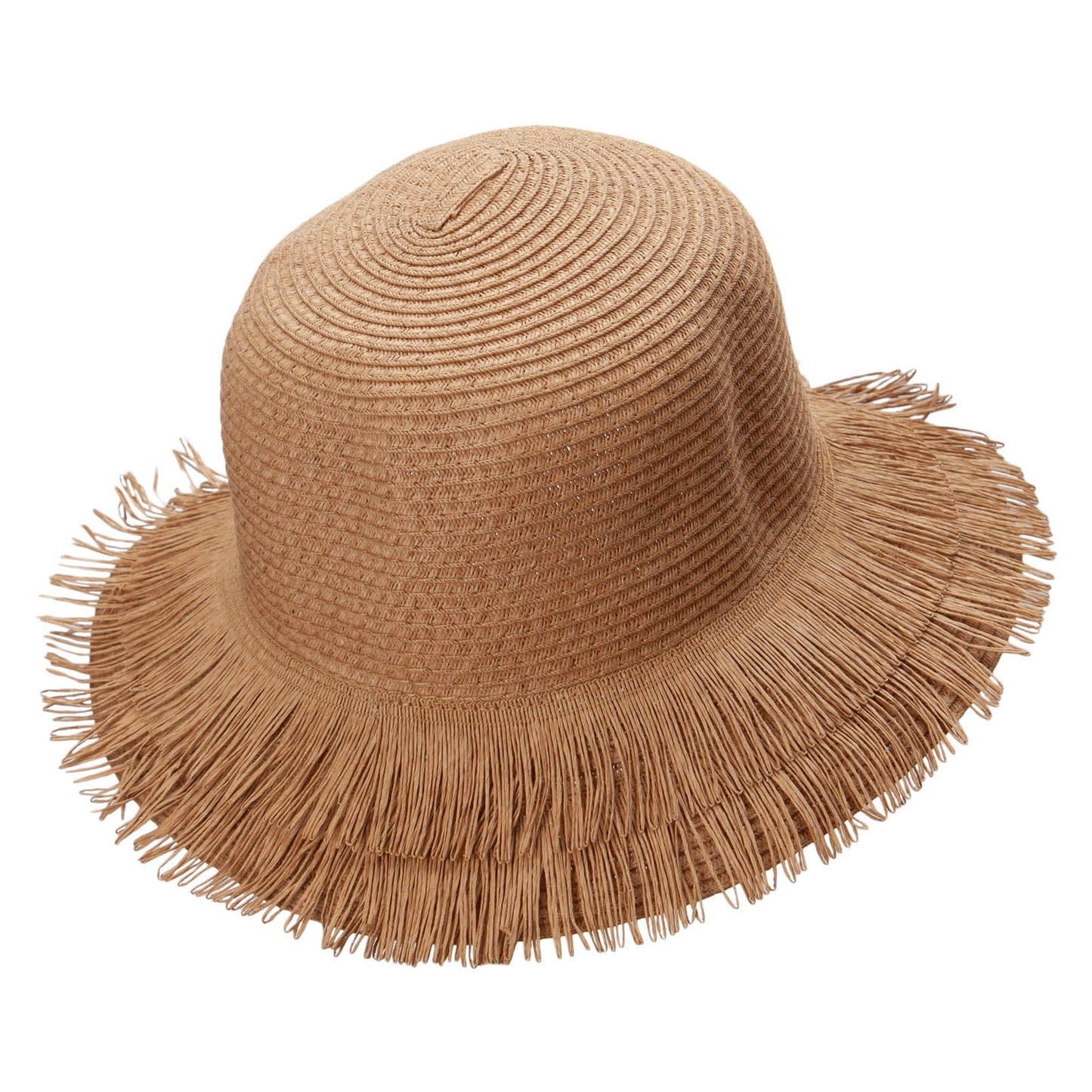 Women's Fringed Brim Hat