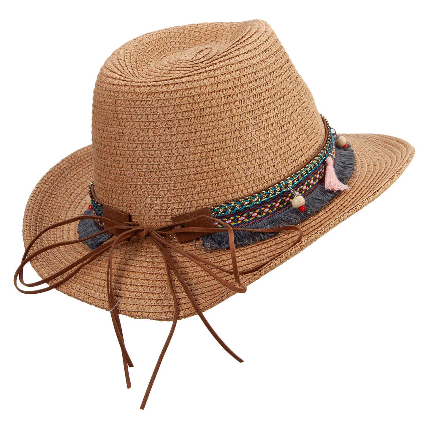 Kid's Cowboy Western Cut Fedora Hat