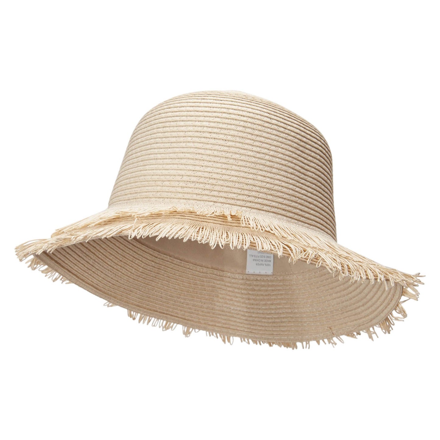 Women's Fringed Brim Hat