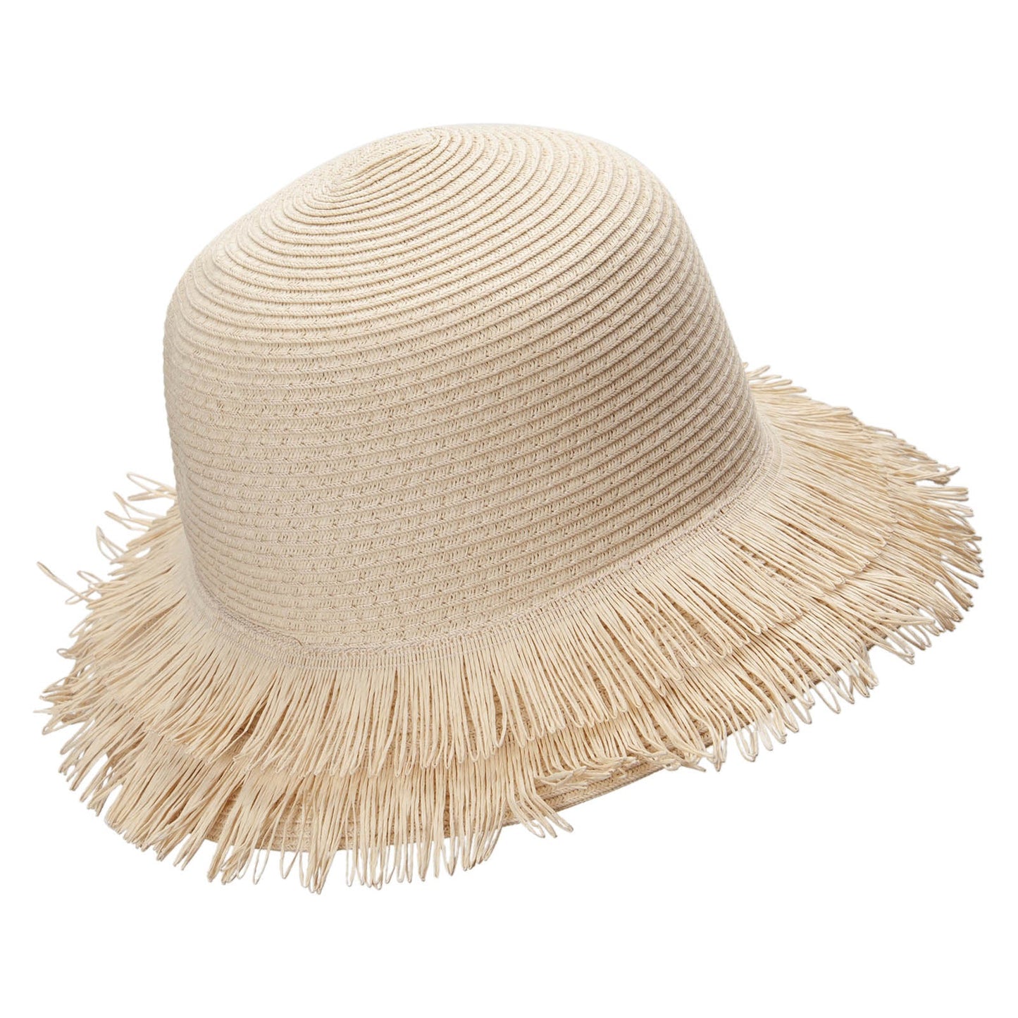 Women's Fringed Brim Hat