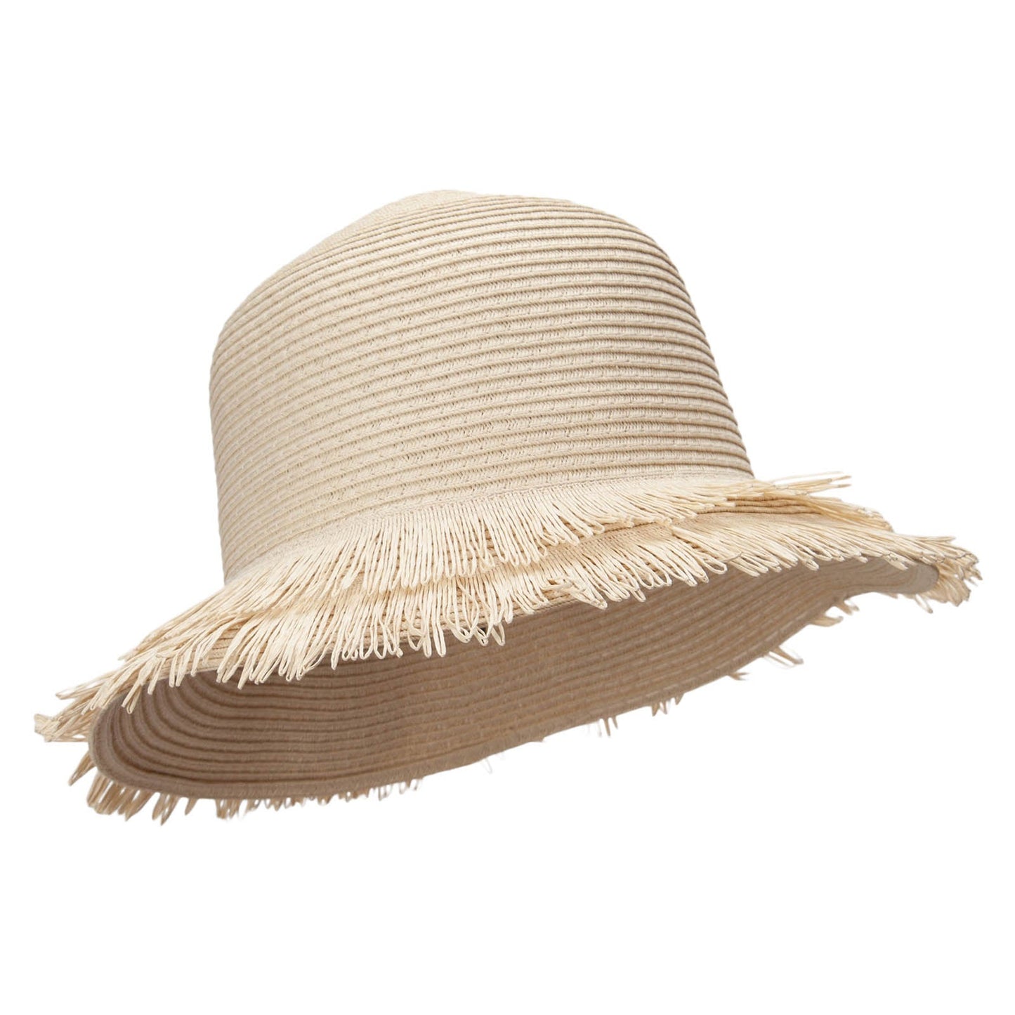 Women's Fringed Brim Hat