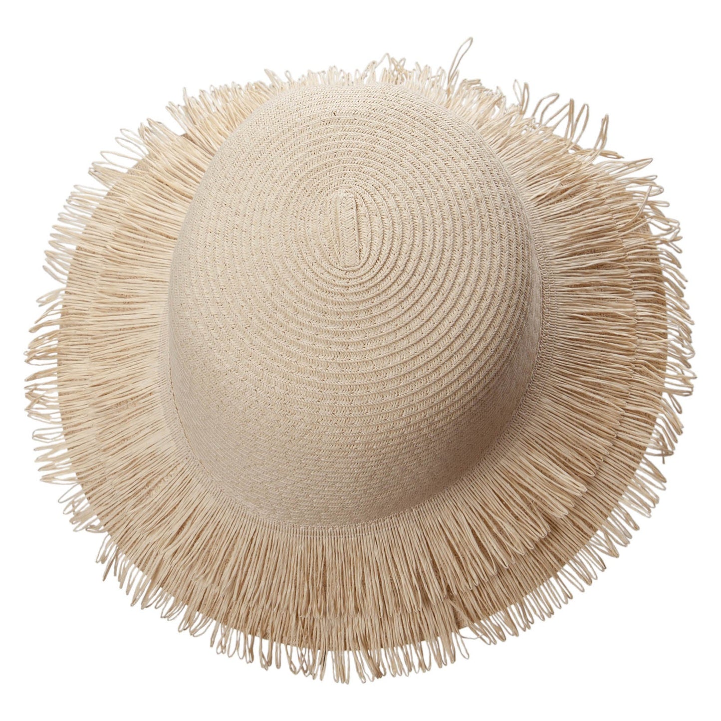 Women's Fringed Brim Hat
