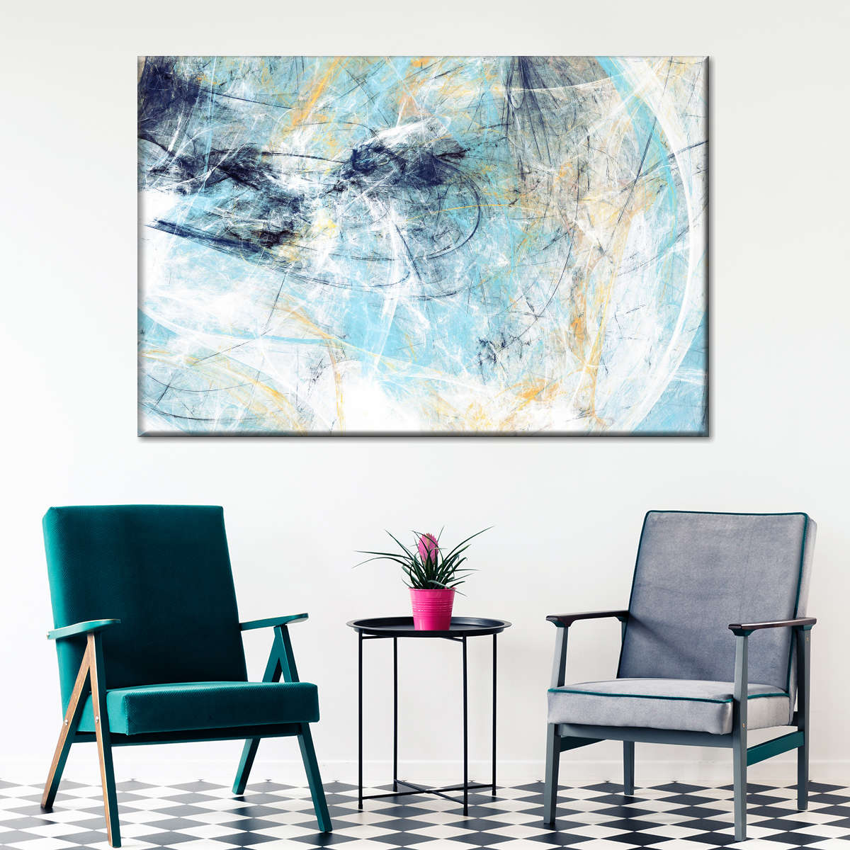 Dynamic Abstract Texture Wall Art
