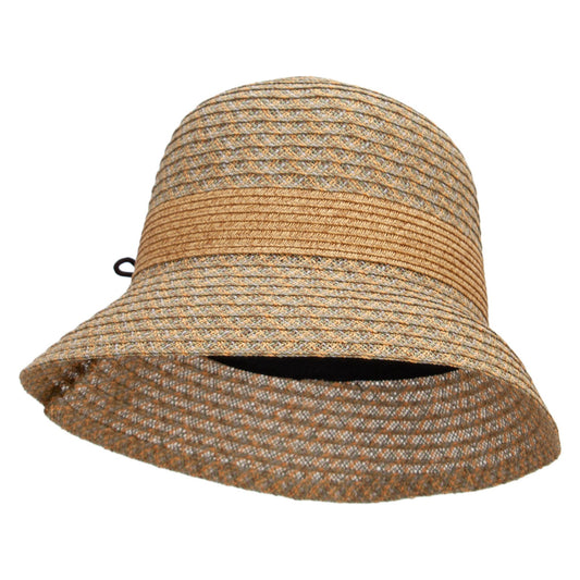 Women's 2.5" Folded Brim bow accent Bucket Hat