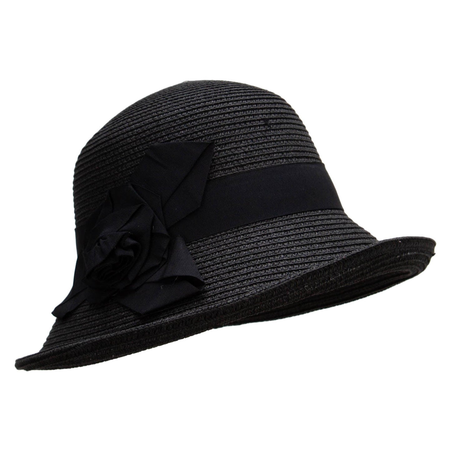 Women's Paper Braid Turned Brim Hat