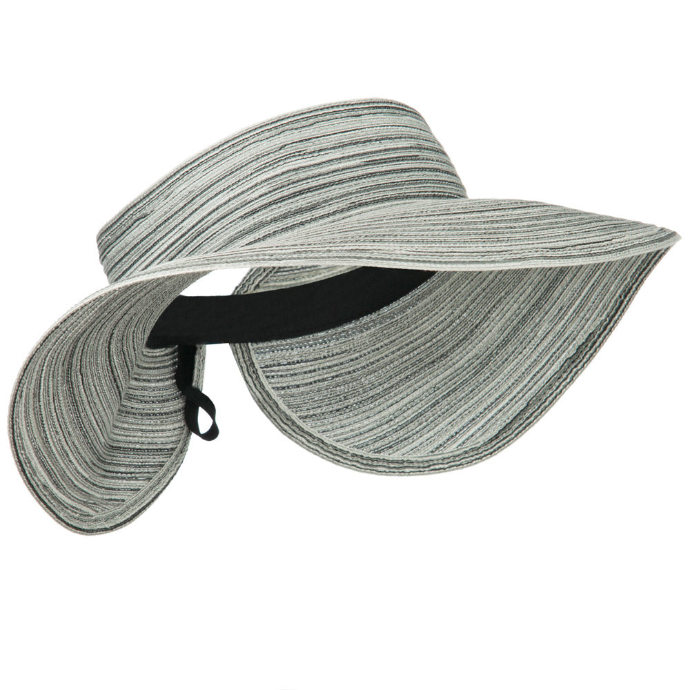 UPF 40+ Poly Braid Roll Up Visor