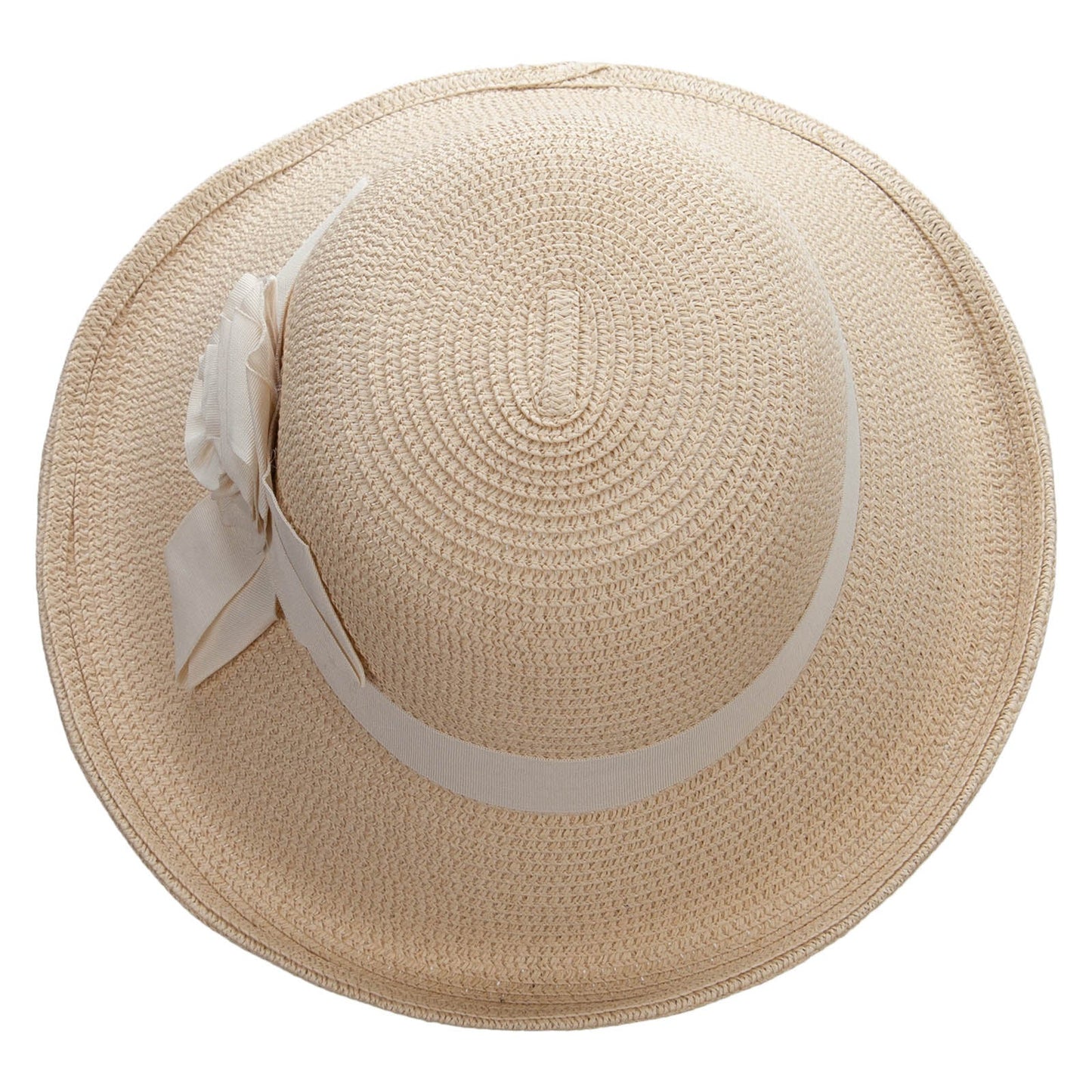 Women's Paper Braid Turned Brim Hat