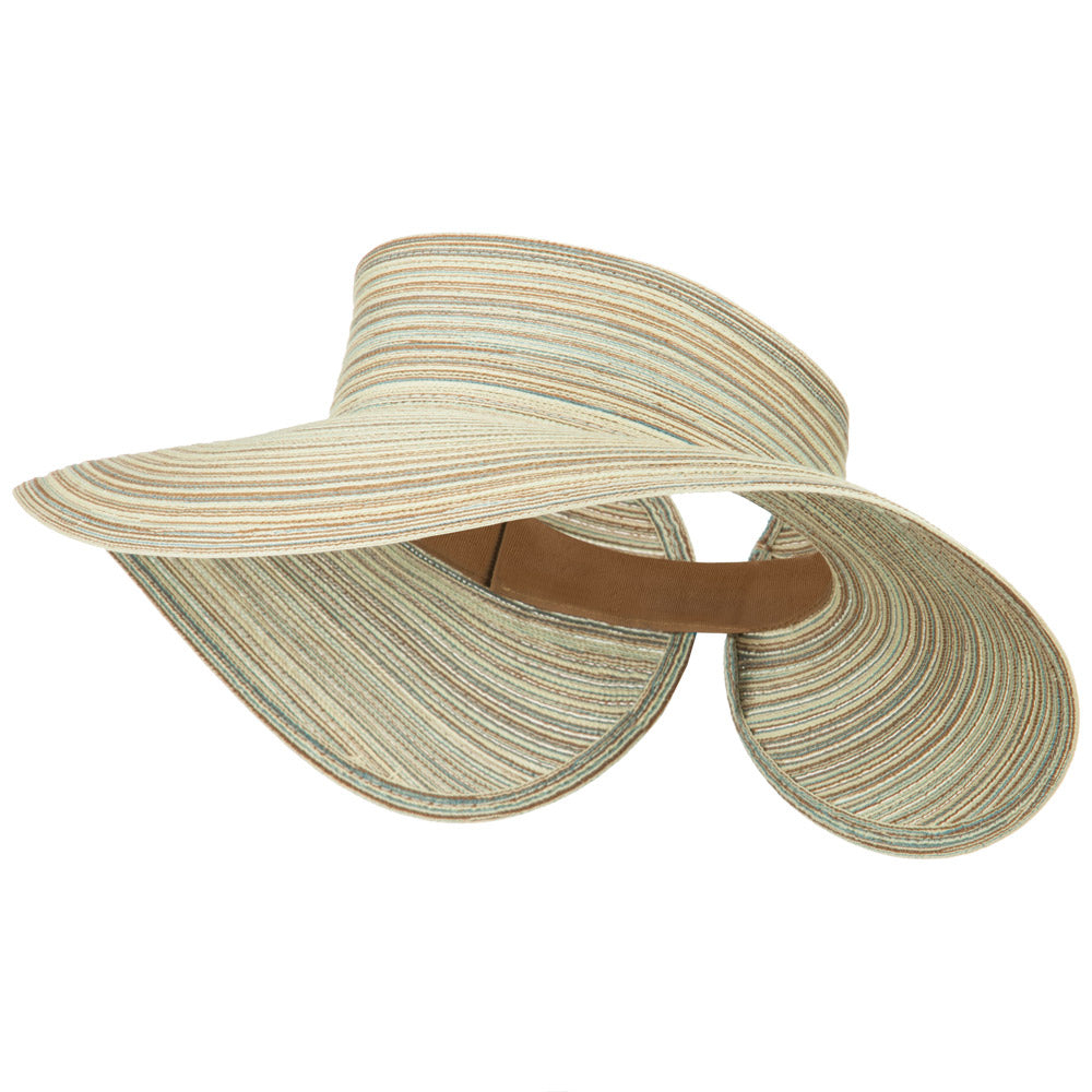 UPF 40+ Poly Braid Roll Up Visor