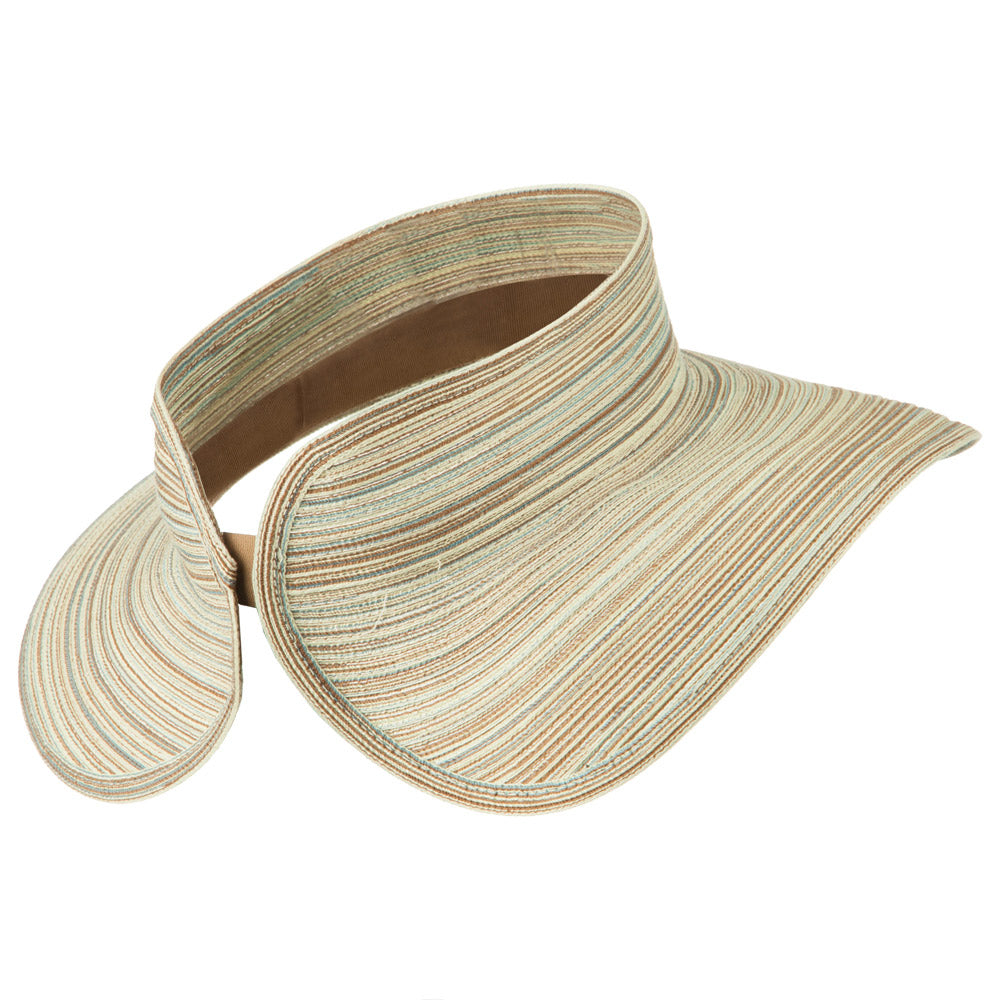 UPF 40+ Poly Braid Roll Up Visor