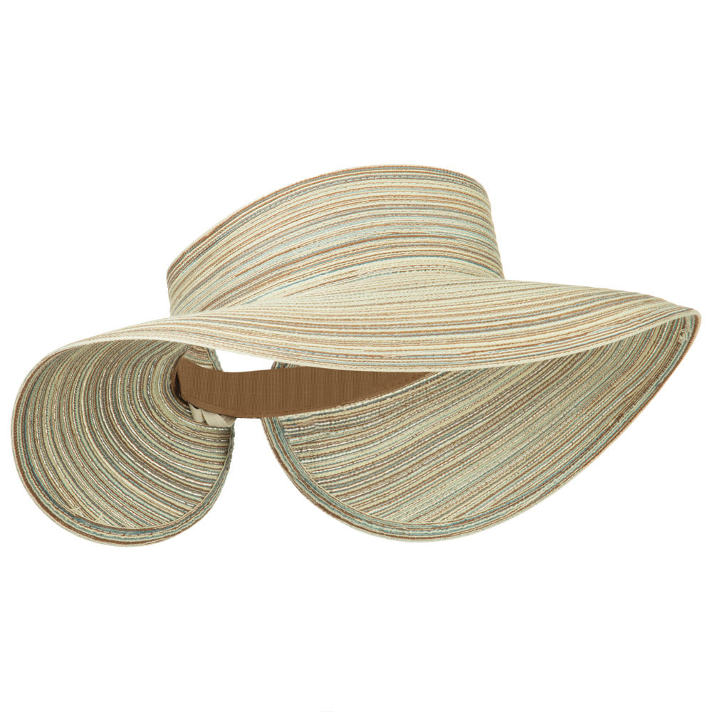 UPF 40+ Poly Braid Roll Up Visor