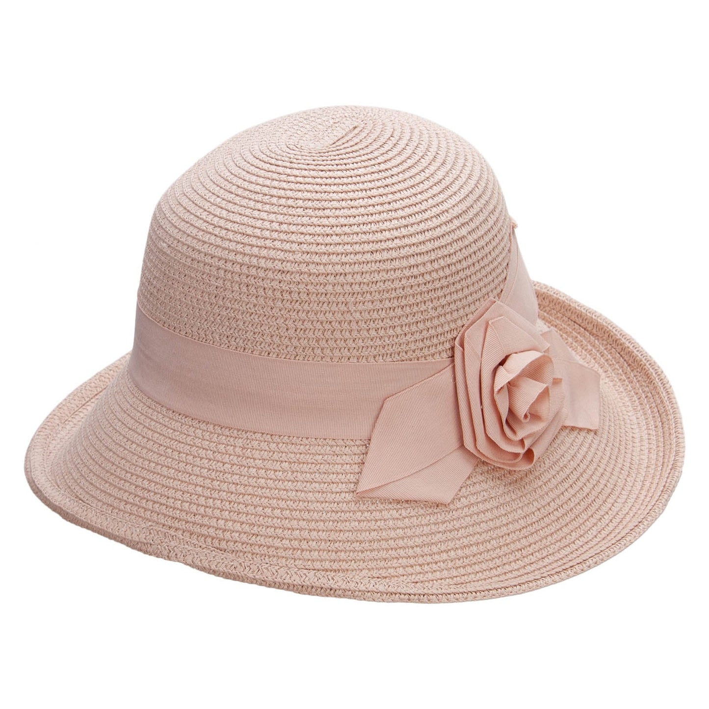 Women's Paper Braid Turned Brim Hat