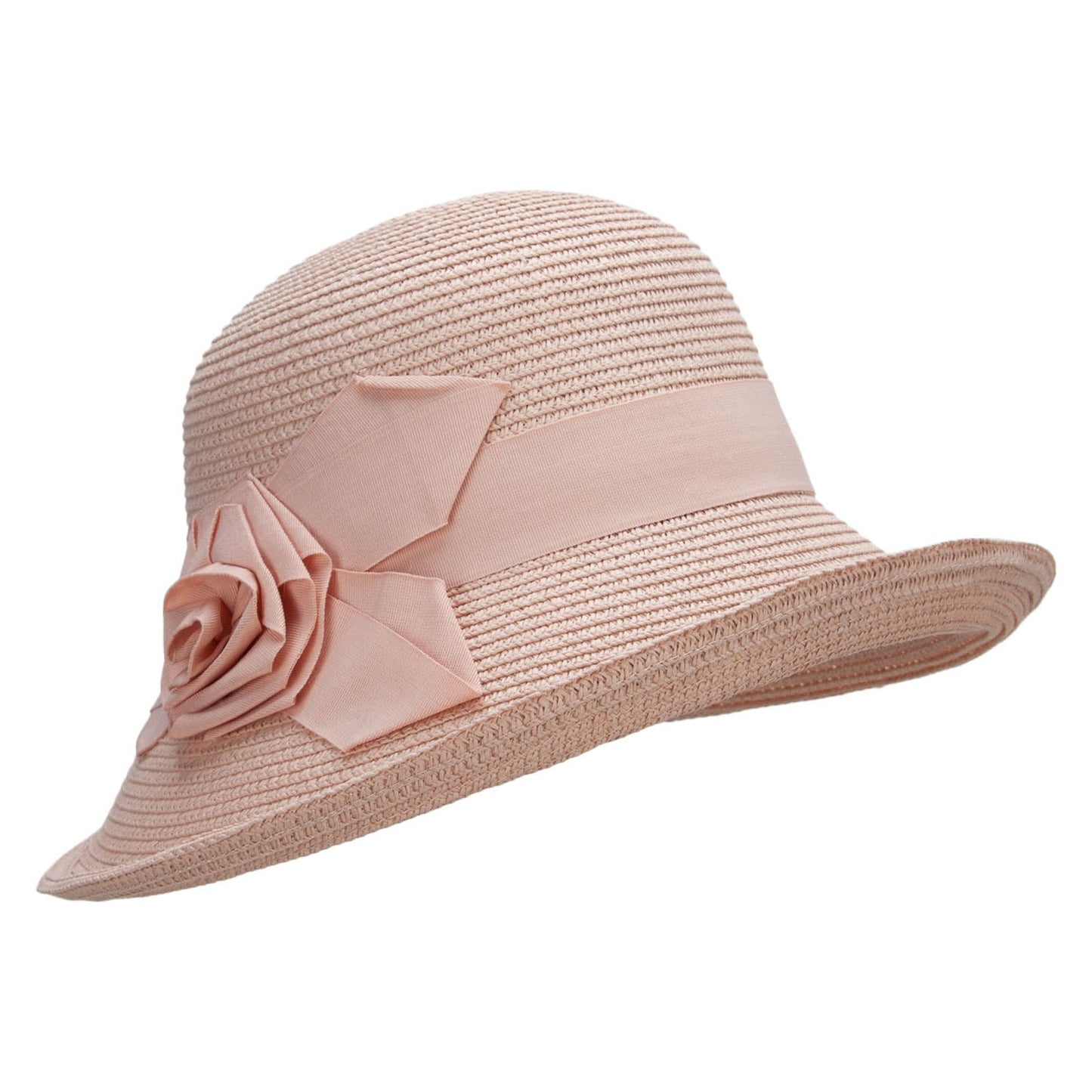 Women's Paper Braid Turned Brim Hat