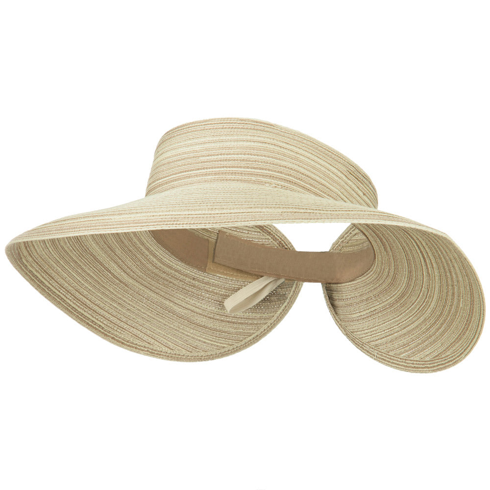 UPF 40+ Poly Braid Roll Up Visor