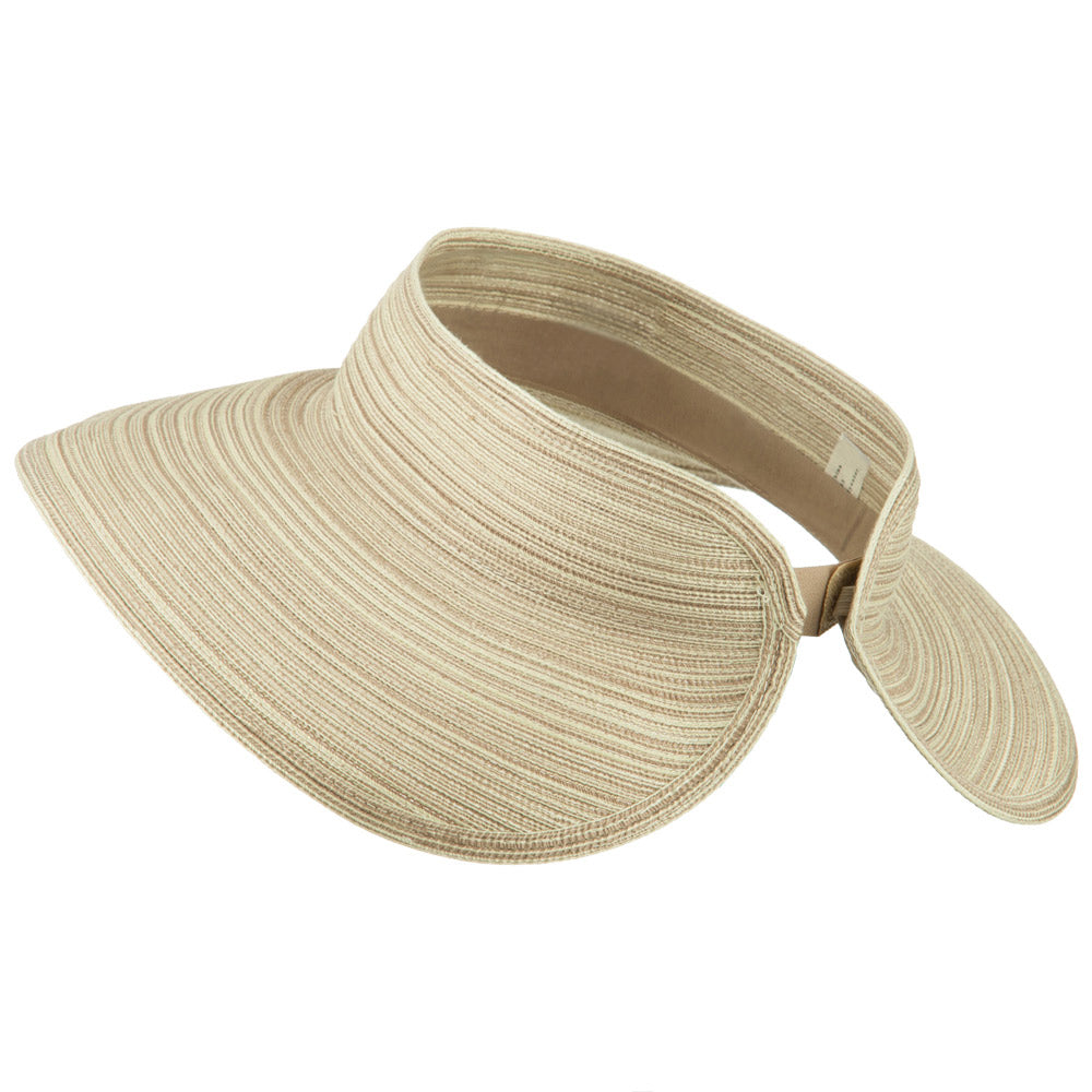 UPF 40+ Poly Braid Roll Up Visor