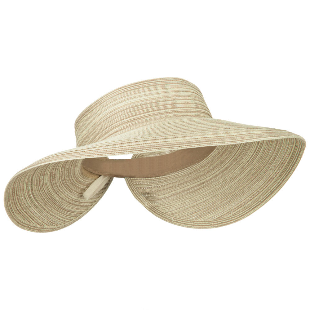UPF 40+ Poly Braid Roll Up Visor