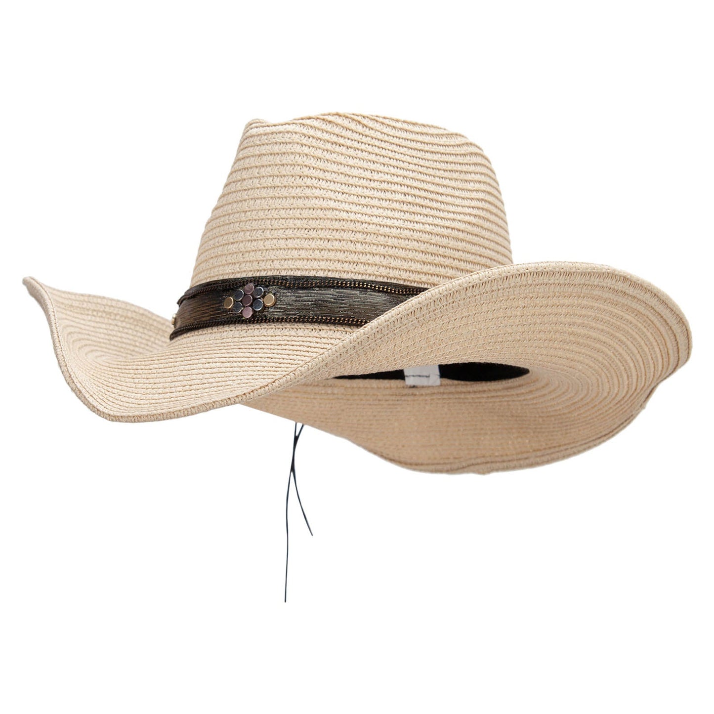 Women's Paper Braid Pinch Crown Cowboy Hat