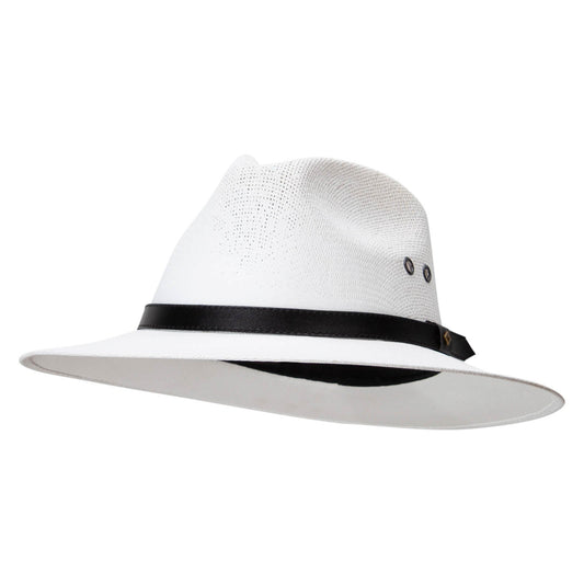Woven Paper 3 in brim Fedora Hat