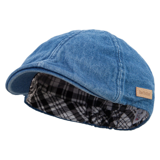 Washed Denim Ivy Cap with Elastic Band