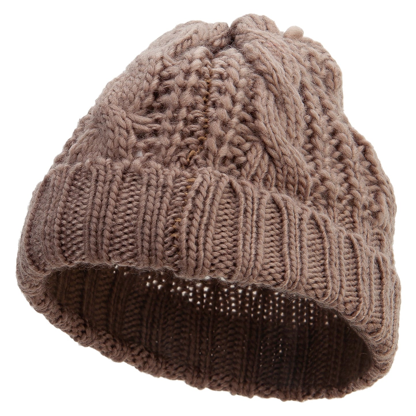 Women's Cable Knit Cuff Beanie
