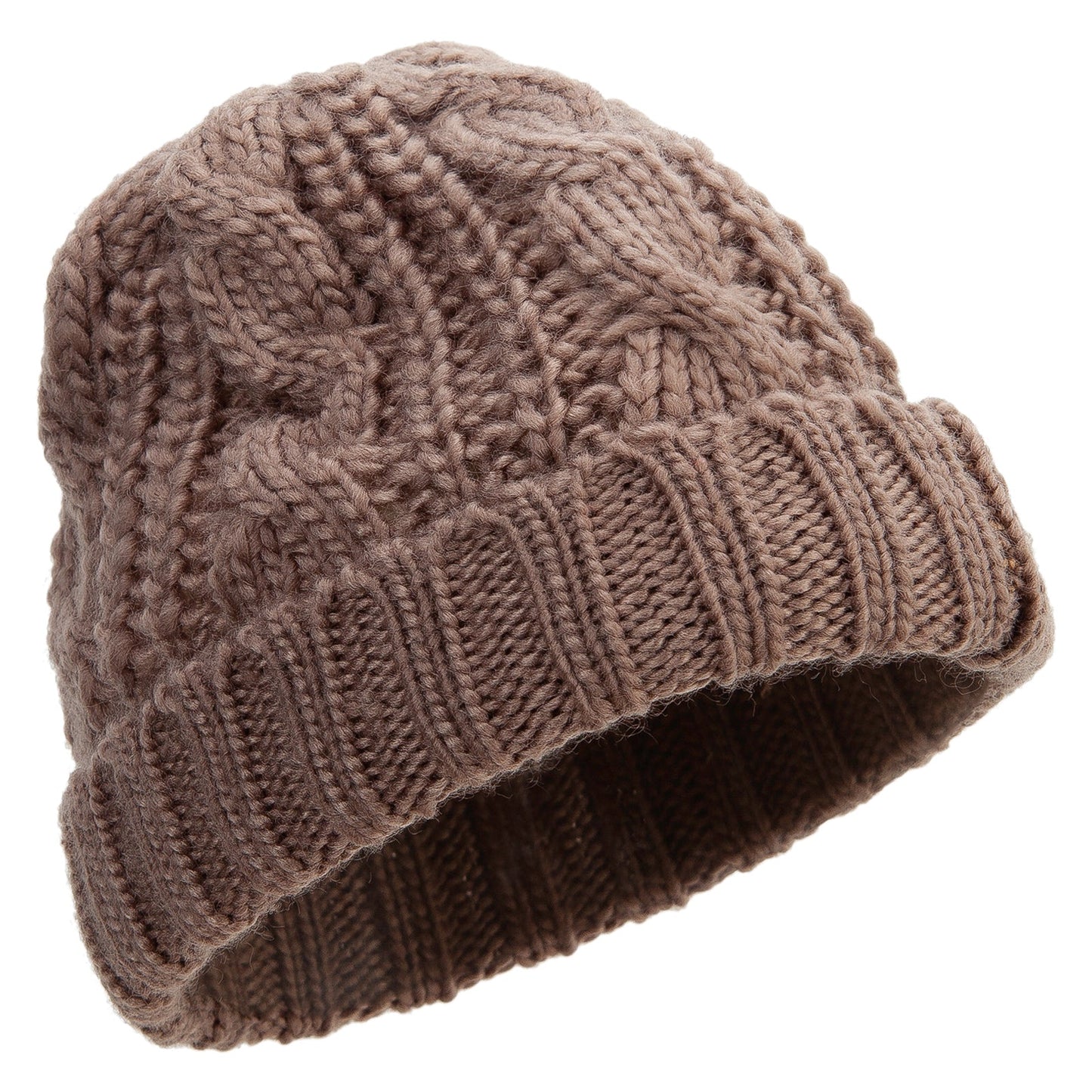 Women's Cable Knit Cuff Beanie