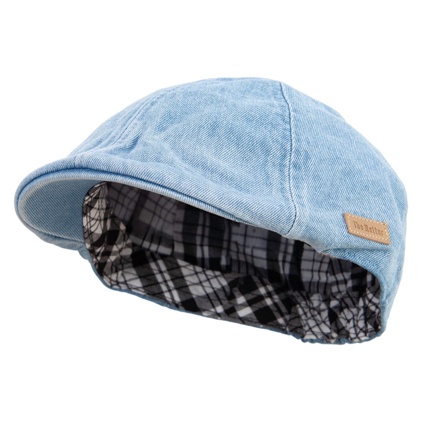 Washed Denim Ivy Cap with Elastic Band