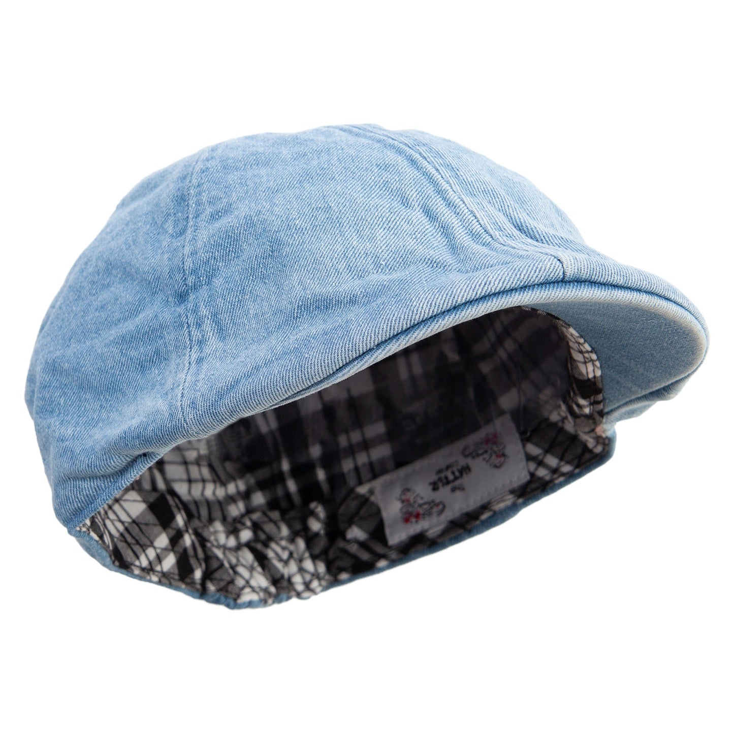 Washed Denim Ivy Cap with Elastic Band
