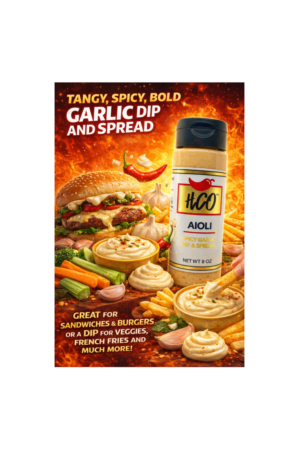 HCO Aioli- Garlic spread and Dip