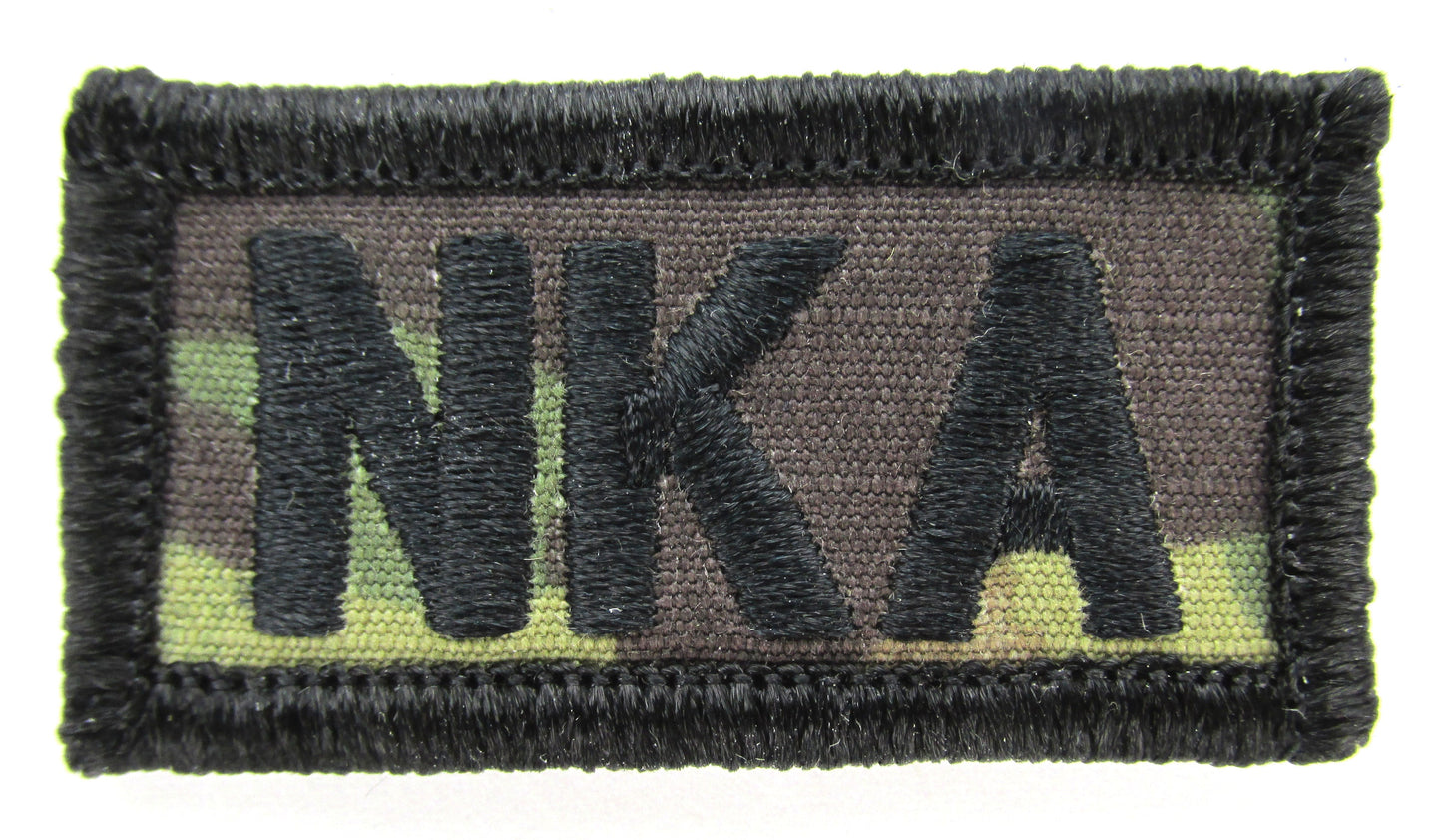 Embroidered OCP Blood Type Patches 1x2 Inch - Black or Spice Brown