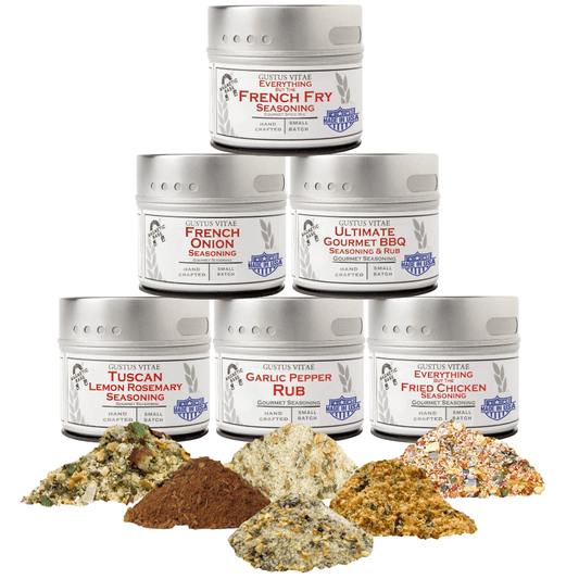 Air Fryer Kitchen Hero Seasoning Set - Artisanal Spice Blends Six Pack