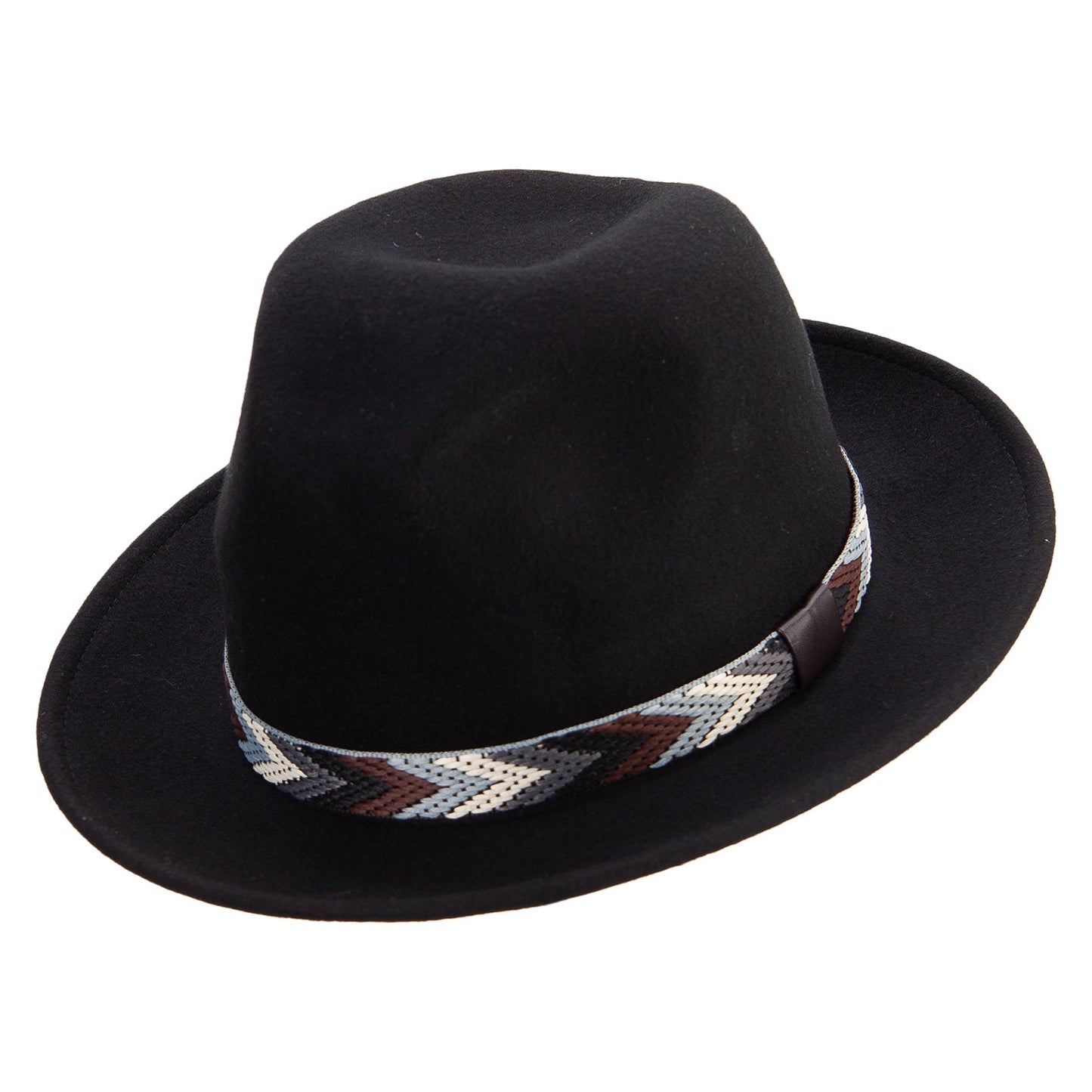 Men's 4 Color Tribal Band Fedora