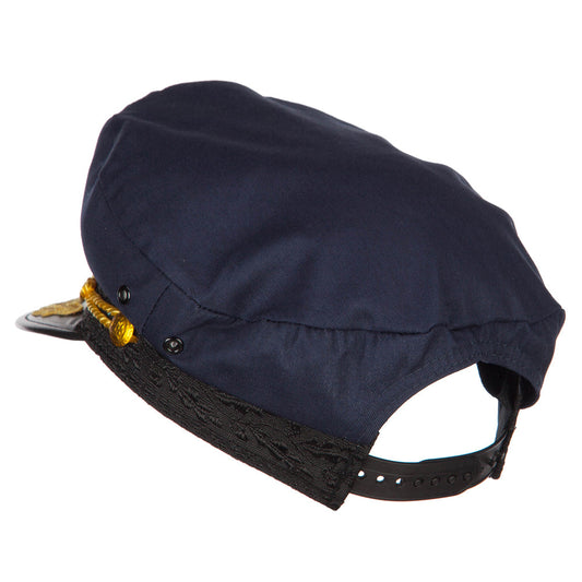Adjustable Gold Leaf Captain Hat