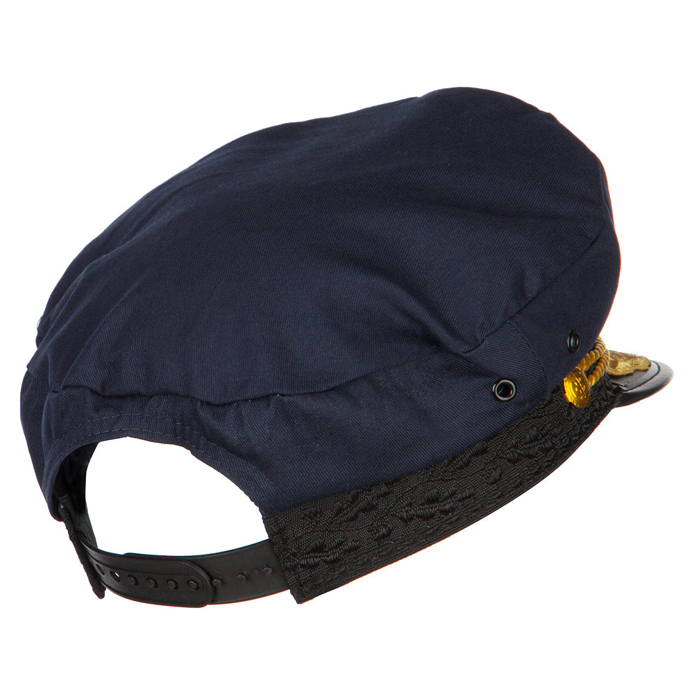Adjustable Gold Leaf Captain Hat