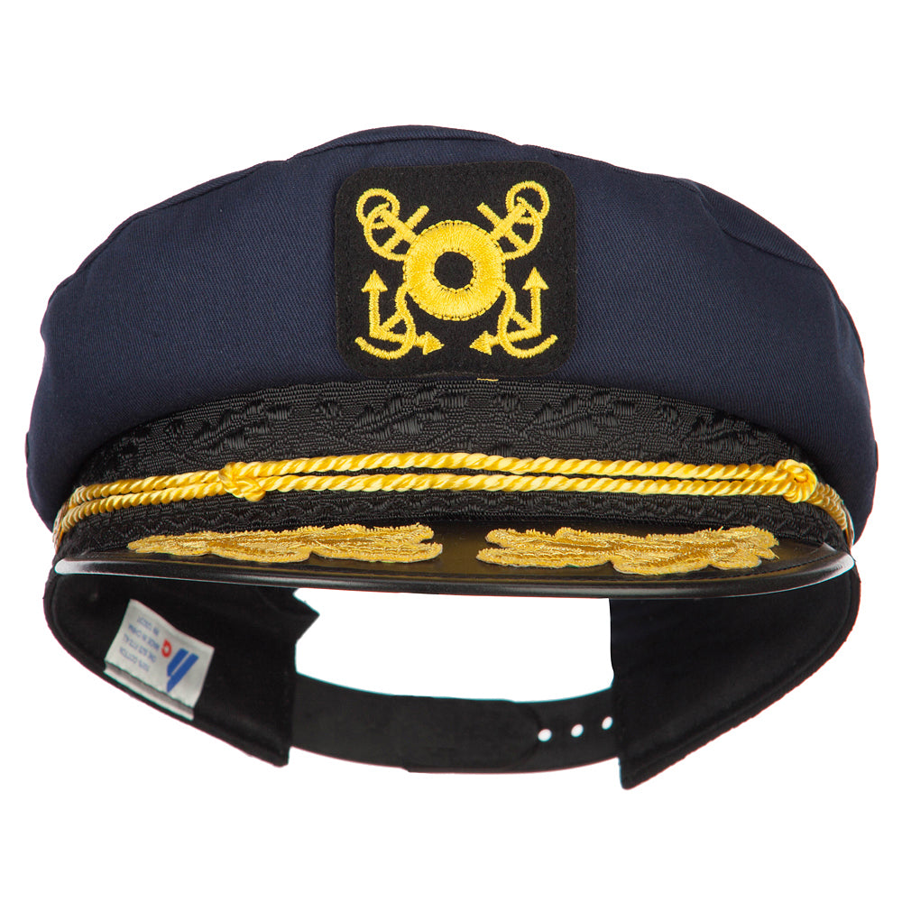 Adjustable Gold Leaf Captain Hat