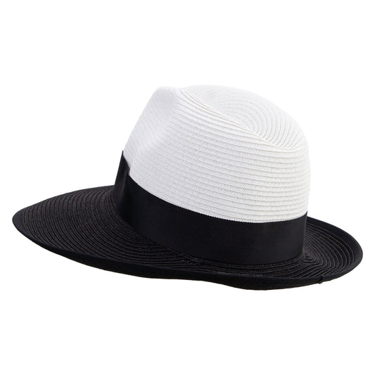 Women's Slanted Brim Fedora Hat