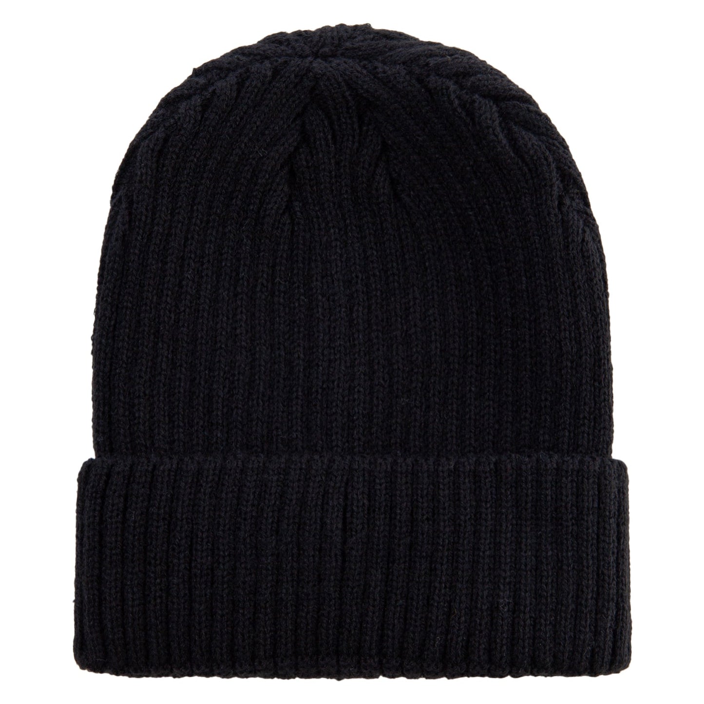 Rib Knit Cuff Long Beanie
