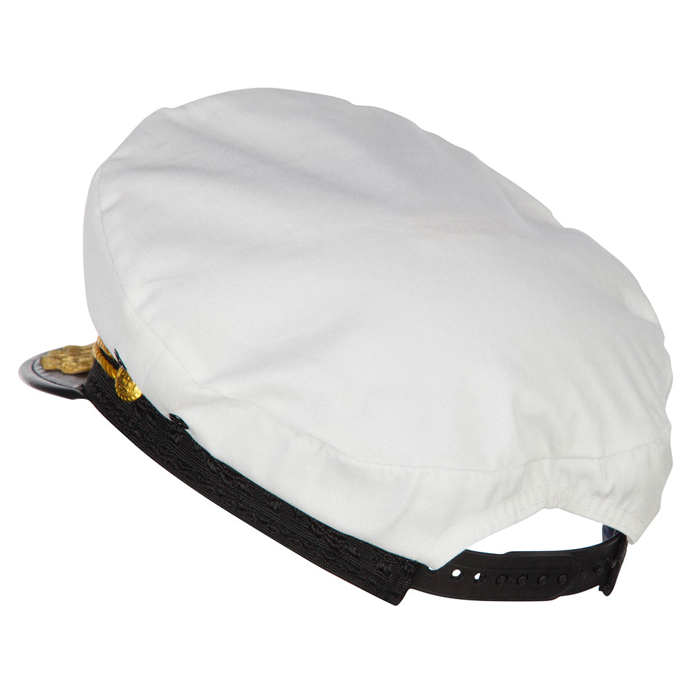 Adjustable Gold Leaf Captain Hat
