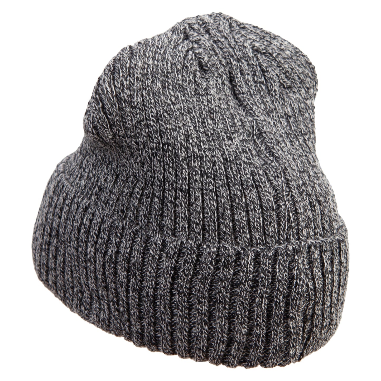 Rib Knit Cuff Long Beanie