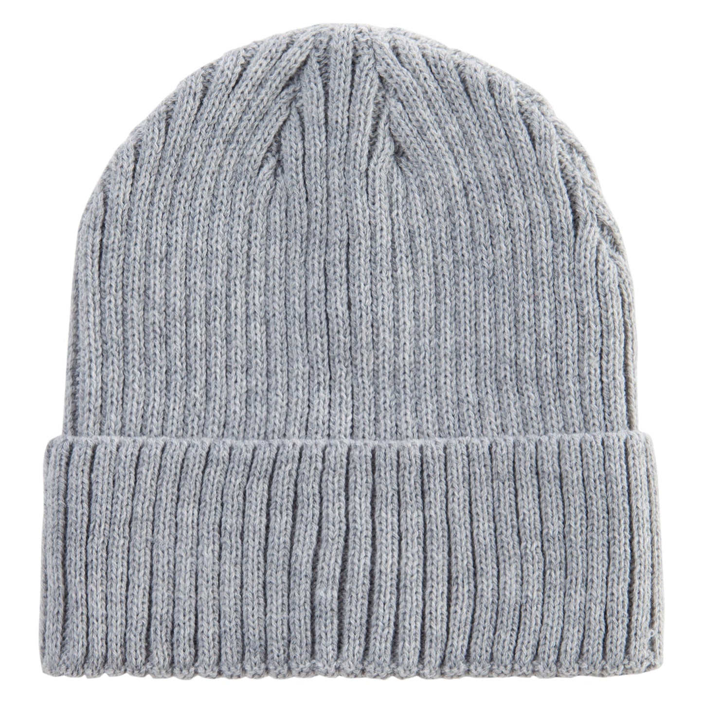 Rib Knit Cuff Long Beanie