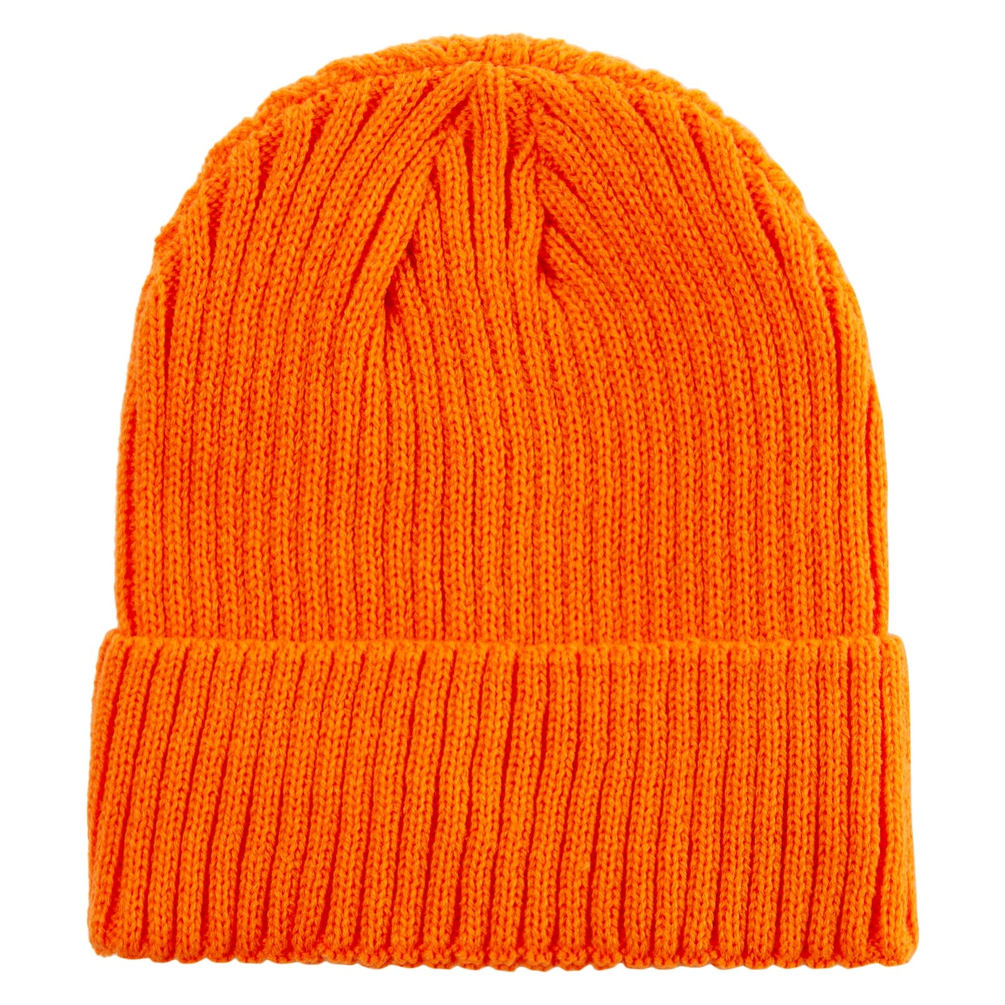Rib Knit Cuff Long Beanie