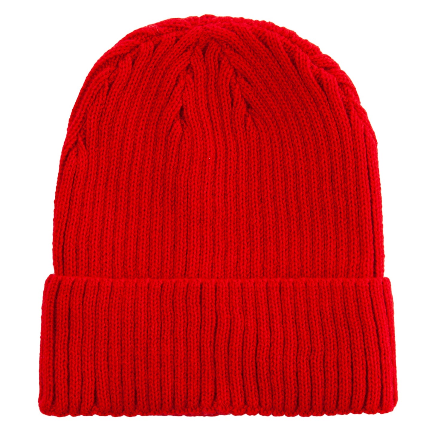 Rib Knit Cuff Long Beanie