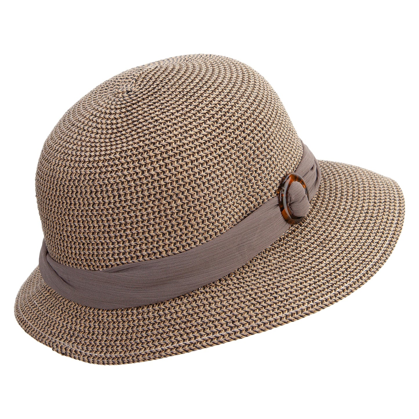 Women's Asymmetrical Paper Braid Hat